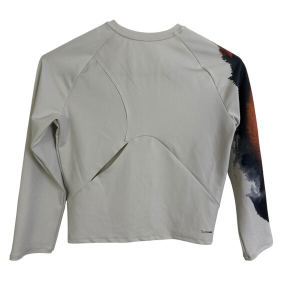 Adidas Y-3 Yohji Yamamoto Tennis Pro Cropped Shirt Womens Small Climacool - Picture 2 of 9